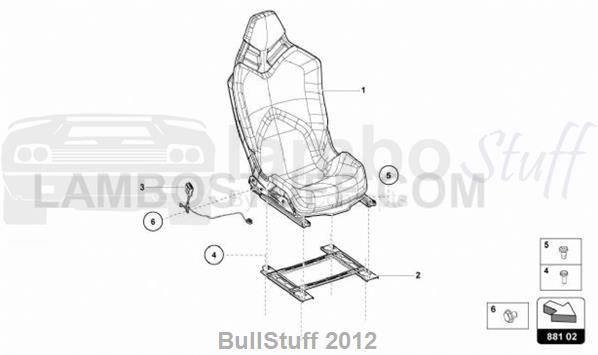 2016 Lamborghini AVENTADOR SV LP750-4 ROADSTER USA SEATS IN CAB (881.02.00)